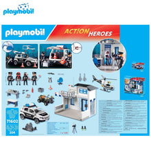 Cargar imagen en el visor de la galería, Playmobil 71602 mega centro de mando policial action heroes
