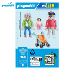 Playmobil 71613 abuelos y nieto my life