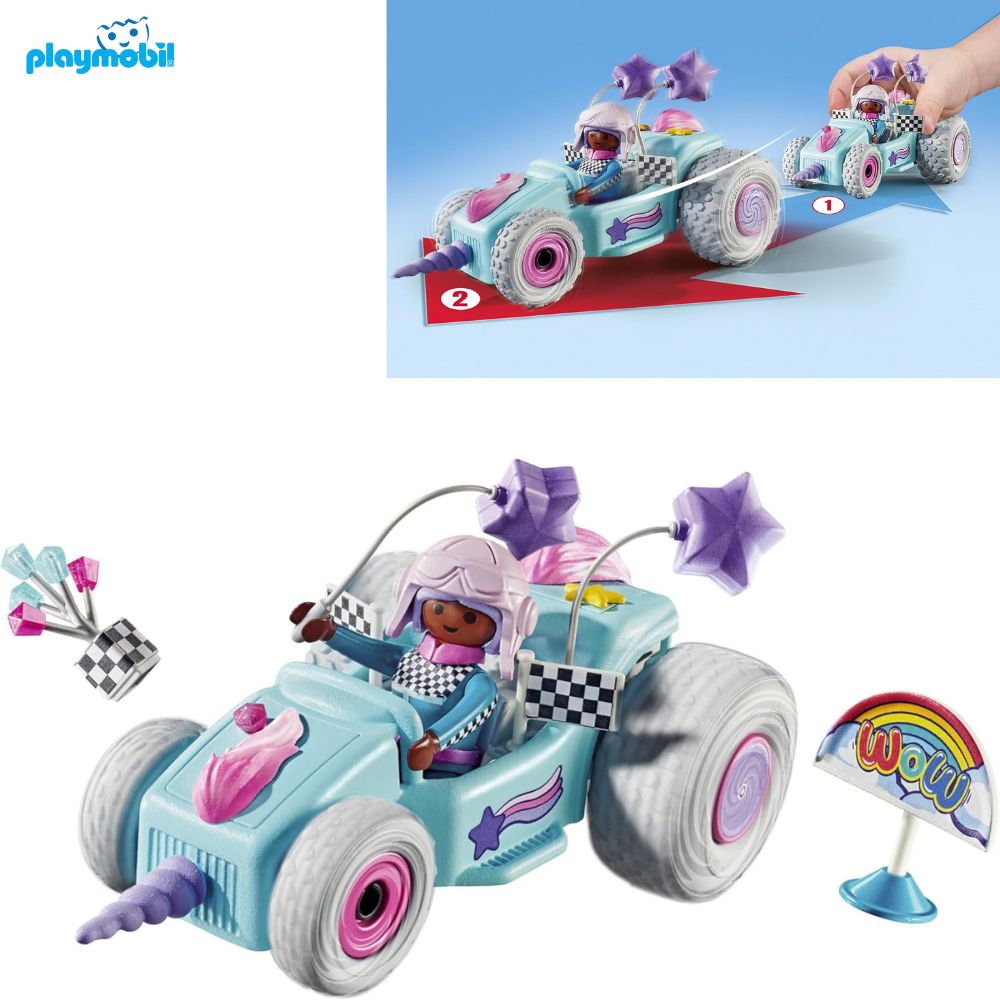 Playmobil 71632 Catcheur et Kart, Funstars, 39 pièces, dès 4 ans