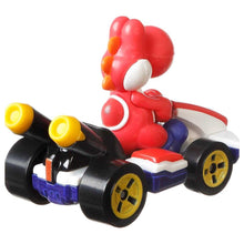 Cargar imagen en el visor de la galería, Red Yoshi Mario kart Hot Wheels (GPD90)
