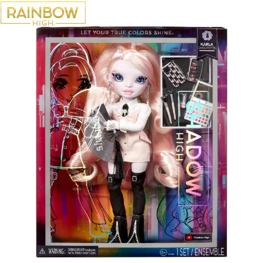 Shadow Rainbow High Serie 2 Karla Choupette Rosa