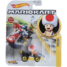 Cargar imagen en el visor de la galería, Toad Standard Mario Kart Hot Wheels (GJH63)

