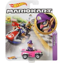 Cargar imagen en el visor de la galería, Waluigi Badwagon Beat-Bolide Mario Kart Hot Wheels (GJH54)
