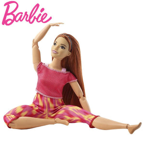 Barbie articulada muñeca pelirroja movimientos sin límites