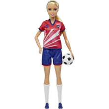 Cargar imagen en el visor de la galería, Muñeca Barbie futbolista
