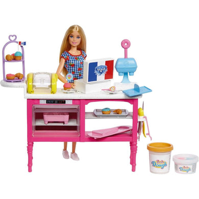 Barbie muñeca Malibu con pastelería