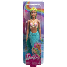 Cargar imagen en el visor de la galería, Barbie sirena pelo verde y azul
