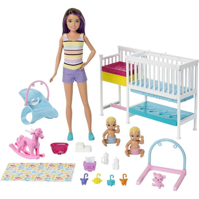 Barbie Skipper Hora de la Siesta Muñeca Canguro con bebés