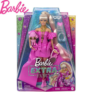 Barbie vestido plástico rosa