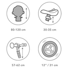 Cargar imagen en el visor de la galería, bicicleta sin pedales rosa equilibrio
