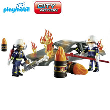Cargar imagen en el visor de la galería, Bomberos Playmobil 70907 simulacro incendios
