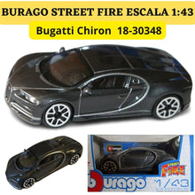 Cargar imagen en el visor de la galería, Burago 1 43 Street Fire Bugatti Chiron 1830348
