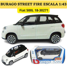 Cargar imagen en el visor de la galería, Burago 1 43 Street Fire Fiat 500L ref. 1830271
