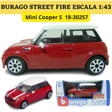 Cargar imagen en el visor de la galería, Burago 1 43 Street Fire Mini Cooper S ref. 1830257
