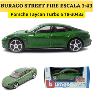 Burago 1 43 Street Fire Porsche Taycan Turbo S ref. 1830433