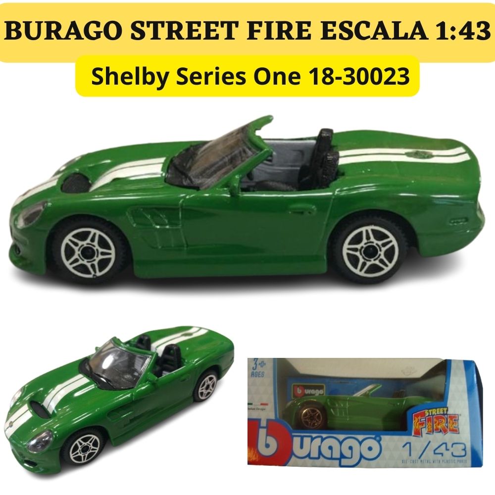 Burago 1 43 Street Fire Shelby Series One ref. 1830023