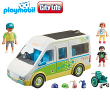 Cargar imagen en el visor de la galería, Playmobil 71329 autobús escolar grande con puerta corredera City Life
