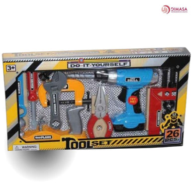 Maletín herramientas juguete con casco 50 piezas – MANCHATOYS