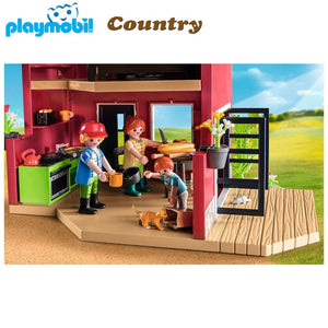 Casa Playmobil con animales de granja
