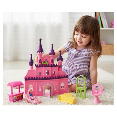 casa castillo con accesorios