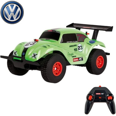 Coche Volkswagen Beetle verde radio control escarabajo