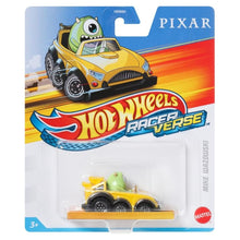 Cargar imagen en el visor de la galería, Coche Mike Wazowski Monstruos S.A. Racer Verse Hot Wheels Disney
