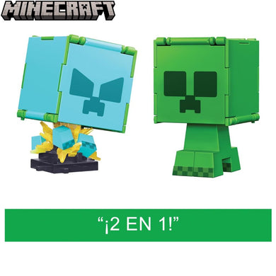 Creeper Minecraft 2 en 1 intercambiable