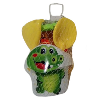 Cubo cocodrilo para jugar en la arena