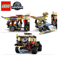 Cargar imagen en el visor de la galería, dinosaurio Pyrorraptor y el dilofosaurio Lego 76951 Jurassic World
