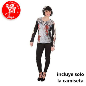 Disfraz camiseta novia cadaver