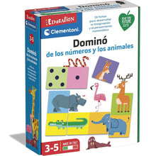 Cargar imagen en el visor de la galería, Juego domino de los numeros y animales
