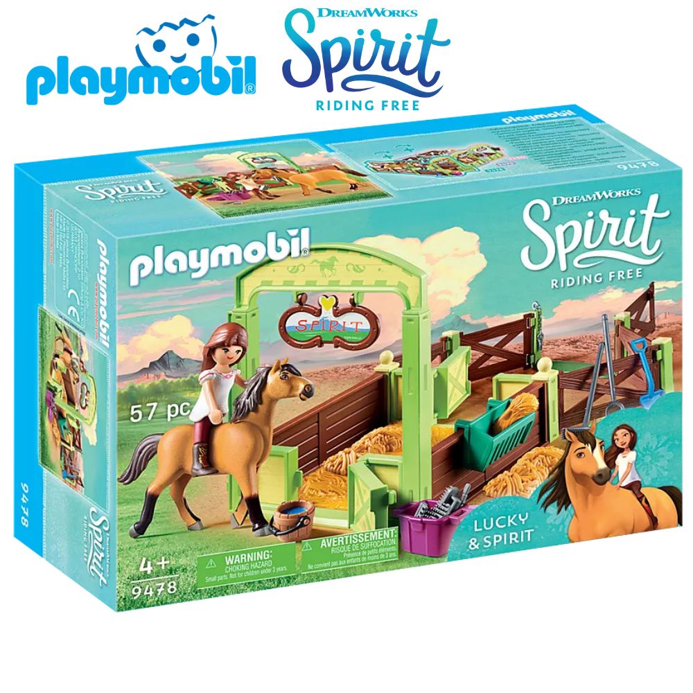 Establo Fortu y Spirit Playmobil 9478