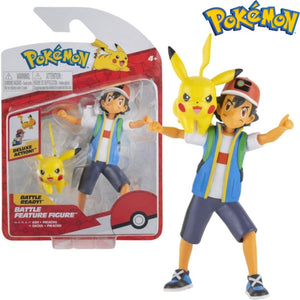 Figura Ash y Pikachu Pokemon