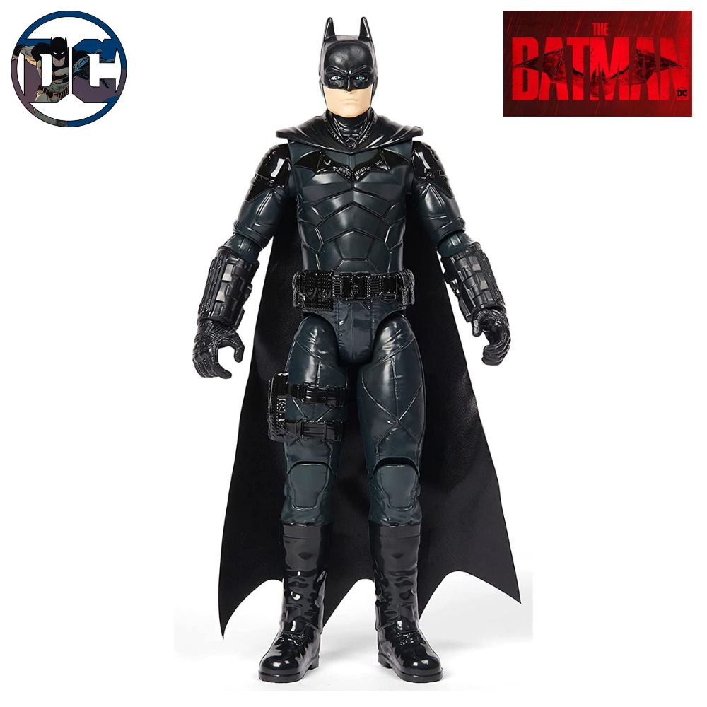 Figura Batman capa tela DC 30 cm diseño película