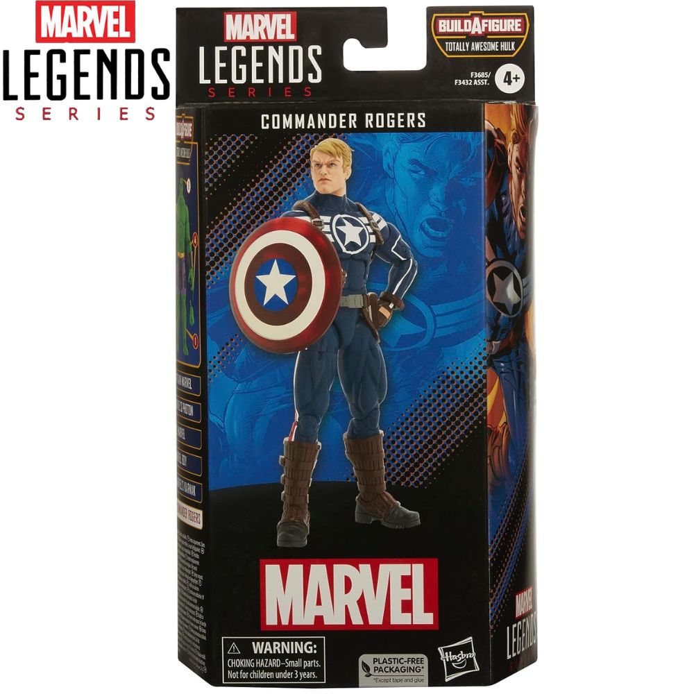 Figura Comandante Rogers Marvel Legends