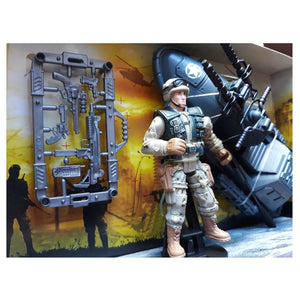 figura juguete soldado lancha