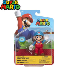 Cargar imagen en el visor de la galería, figura Super Mario gélido con flor de hielo
