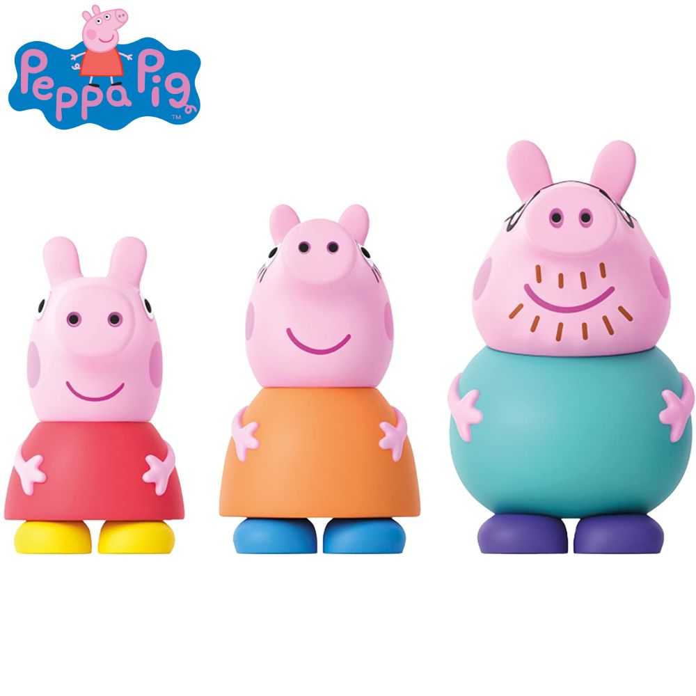 Figuras baño Peppa Pig con Mamá y Papá – MANCHATOYS