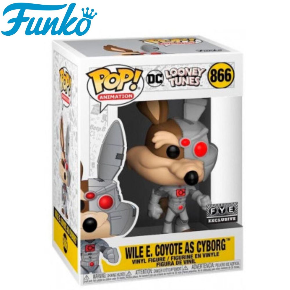 Funko Pop Coyote Cyborg DC Looney Tunes 866
