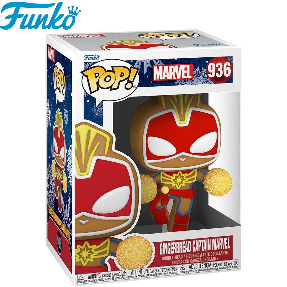 Funko Pop Gingerbread Capitán Marvel 936