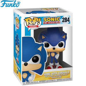 Funko Pop Sonic con esmeralda 284 The Hedgehog