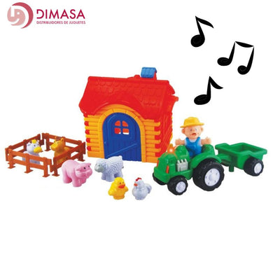 Granja tractor con sonidos para bebés
