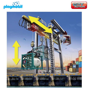 Grúa contenedores Playmobil