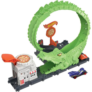 Hot Wheels ataque del cocodrilo pista