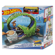Cargar imagen en el visor de la galería, Hot Wheels ataque del cocodrilo pista
