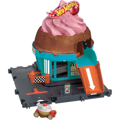 Hot Wheels pista heladería con coche
