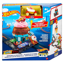 Cargar imagen en el visor de la galería, Hot Wheels pista heladería con coche
