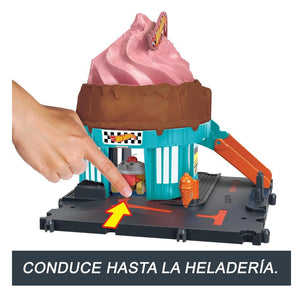 Hot Wheels pista heladería con coche