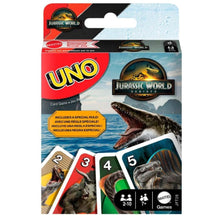 Cargar imagen en el visor de la galería, Juego cartas Uno Jurassic World
