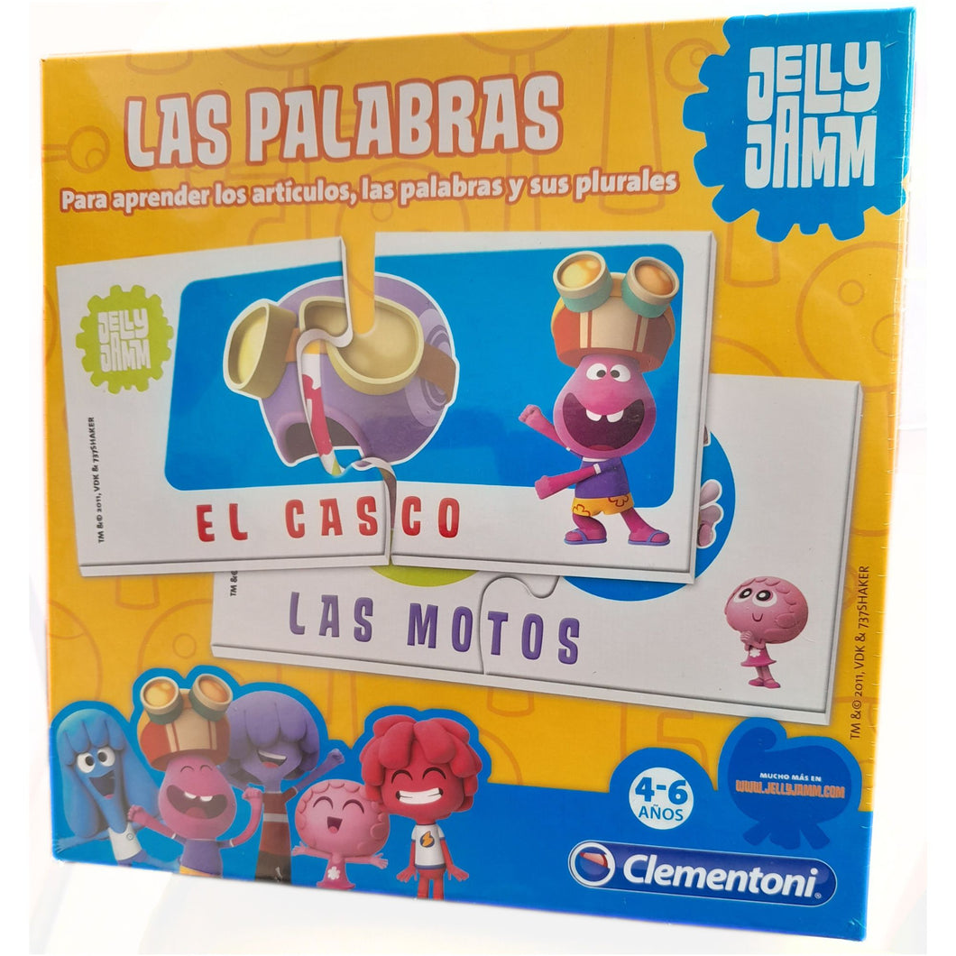 Juego de palabras Clementoni puzzle educativo para niños Jelly Jamm